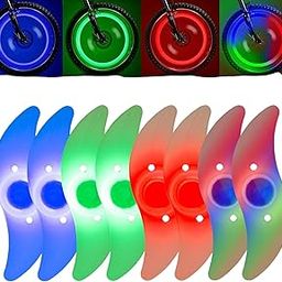 TOZKYN Bike Tyre Led Light with Motion Sensor for Honda Bike/Cycle Tyre Led Light Rim Valve Cap Flashing with Motion Sensor for Car Motorcycles, Wheel Lights Spoke Lights with Batteries Include (4)-image-91