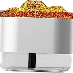 ARTISOUL® 0.3L Usb Volcano Mist Air Humidifier Noiseless With Night Light For Families White | Home Improvement | Heating, Cooling & Air | Humidifiers-image-29