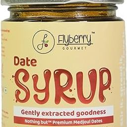 Flyberry Gourmet Medjoul Date Syrup | Low GI | Sugarfree | 100% Natural | Alternative to Sugar, Honey, Jaggery | 100 g-image-99