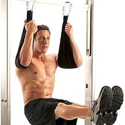 FIRE FLY Ab Straps, Hanging Abdominal Slings Abs Strap Perfect Pull up Fitness with Steel Hook Rings Gym Equipment Set For Home Workout-image-74