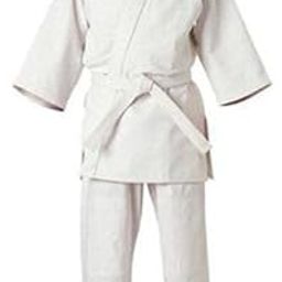 Firefly Men Complete Plain White Martial Arts/Karate Neck V Shape Original Heavy Cotton Top Pant Martial Arts Dress Adult/Senior (42)-image-98