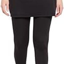 Women's Snug-Fit High Rise Active Mini Skirt with Attached Tights-15