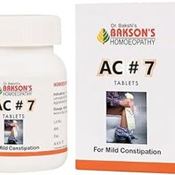 Dr. Bakshi's BAKSON'S HOMOEOPATHY AC#7 TABLETS -75TABS-10