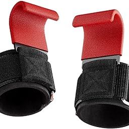 Enakshi (LABEL) Creations 2X Weight Lifting Hooks Wrist Support Wrap for Powerlifting Gym Bodybuilding-picture-4