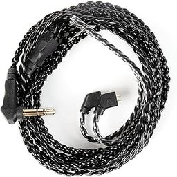 EZ EAR CCZ C01 2M IEM Cable in Ear Monitor Cable with 3.5mm Plug for KBEAR KS1/KS2/Lark/Robin/Rosefinch,CCZ Melody/DC01 PRO/DC02/Coffee Bean/Warrior(3.5mm Without Mic, TFZ)-10