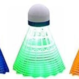 ATORSE 2x3Pcs LED Badminton Shuttlecocks Glow in The Dark Birdie Balls Blue Red Green-image-46