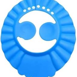 KALRA MAGIC® Protector Eye Shampoo Anti-Splash Hat Shower Time Bath Kids Visor Silicone Soft Adjustable Cap Baby Spill No for Protection Ear & Waterproof Toddlers Infants Bathing Tears Shield (blue)-image-51