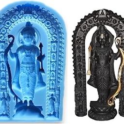 RAM Lalla Silicone Mold - Ayodhya Pran Partishtha 10 Avtar Temple Janambhumi Vishnu Avtar Silicone Mould (4 Inch Size)-image-63