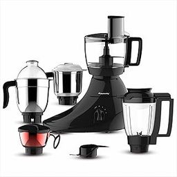 Butterfly Vertex 750W Food Processor 5 Jar | 3 SS Jar, 1 Juicer Jar, 1 Food Processor Bowl | Atta Kneader, Vegetable Chopper| 1 Dual Shell Jar with Air Gap Cooling Technology | 2 Year Warranty | Black-image-55