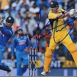 5x7 Inches Original Autographed Photo of Australian Cricketer Marcus Stoinis.-image-77