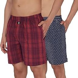 Men's Super Combed Cotton Boxer Shorts Elasticated Waist Pack of 3-image-26