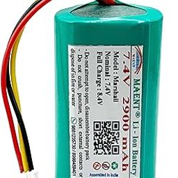 7.4V 2600/2900/3200/3400 mah Lithium Ion Bluetooth Speaker Battery Compatible with Marshall Emberton 1001908 1005696 C406A2 (7.4V) – Not Compatible with Tribit Stormbox Speaker (2900mah)-11