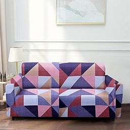 Amazon Brand - Solimo Polyester Spandex Stretchable Sofa Slipcover (3 Seater), Brown-image-50
