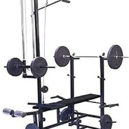 Body Maxx 20 in 1 Multipurpose Weight Training Adjustable Bench, Black 2X2 Pipe Frame.-picture-23