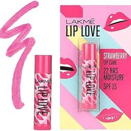 Lakme Lip Love Chapstick Strawberry, 4.5 g-39