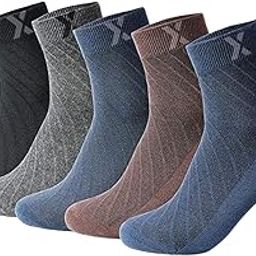UNAAR Nova Ankle Socks - Lightweight and Breathable Cotton Blend, Ideal for Everyday Comfort and Casual Wear - Pack of 5-image-48