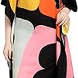 Silk Sutra Women's Ethnic Wear Multicolor Knee-Length Nightgown by Silk Sutra – V-Neck, Silk Blend, Free Size (STC-KURTI-KAFTAN-110-P)-9