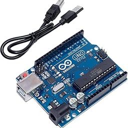 Cirkitronix Uno R3 DIP Board | Compatible with Arduino Uno | ATmega328P Microcontroller | USB Cable Included | DIY Robotics, STEM Learning & Electronics Projects-1