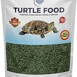 Nitishree Turtle Food for Turtles, Tortoises| Rich in Protein, Vegetables & Spirulina | Supports Healthy Growth & Shell Development | Fortified with Fish Meal & Shrimp | Non-Polluting &Digestible-450g-14