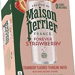Maison Perrier France & Strawberry Flavors Refreshing Sparkling Beverage, 250ml, Pack of 4-image-80