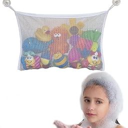 Toys Organizer for Kids Room, Soft Toys Storage Organizer, Kids Storage Organizer with Suction Cups Multipurpose Storage Rack for Bath Toys Accessories-21