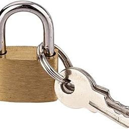 SEASPIRIT Small Brass Lock and Key Padlocks for Securing Luggage While Travelling/International Locks for Luggage Bag Travelling Locks Padlock (Gold)-image-76