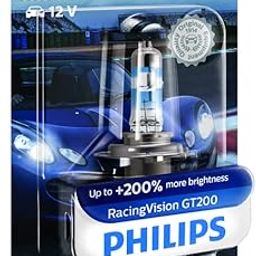 Phillips' Automotive H4 12342 Racingvision Gt200 12V 60/55W P43T-38 B1|Pack Of 1|Silver/White, Halogen-28