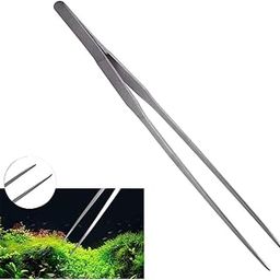 Sage Square Aquarium Straight Tweezer, Stainless Steel, Aquascape Tools, Feeding Tongs, Rust-Resistant, Corrosion-Resistant, Durable, Non-Slip Design,Polished, Shiny (38cm)-20