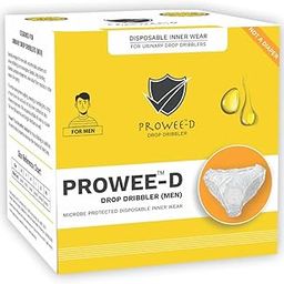 Prowee Drop Dribbler Men | Regular Light Guard for Urine Incontinence | Manages Minor Bladder Leaks | Invisible & Discreet Disposable Underwear | Prevents Rashes & Groin Infections (Pack of 5) (XXL)-image-84