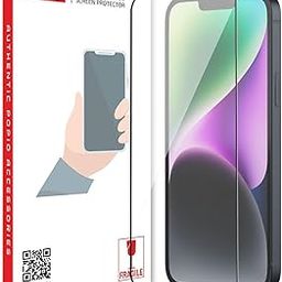 POPIO Military-Grade Gorilla Tempered Glass For iPhone 14 Plus (Black) Edge To Edge Coverage With Easy Installation Kit-21