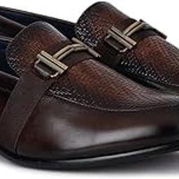 Shoes Men's Leather Loafers O8323 – Stylish Slip-On Casual & Office Shoes with TPR Sole & Round Toe-image-21