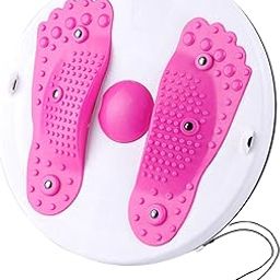 CALANDIS™ Ab Twisting Boards Aerobic Exercise Magnetic Massage Gym Waist Twisting Disc Pink with Strings | Abdominal Exercisers | Fitness Equipment & Gear | Fitness, Running & Yoga-37