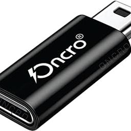 Black USB C to Mini USB 2.0 Adapter Converter Type C Female to Mini USB 2.0 Male Charging & Data Transfer Compatible with, Digital Cameras GPS Receivers Tablet Mechanical Keyboard-18