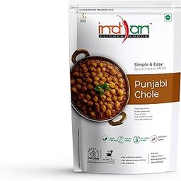 Indian Kitchen Foods Jain Punjabi Chole |Freeze Dried Gluten-Free Ready to Eat Instant Vegetarian/Vegan Meal - Rehydrated Wt. 260 gm-image-4