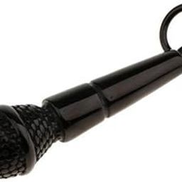 2xMens Hip Hop Rock Roll Stainless Steel Microphone Music Pendant for Necklace-picture-23