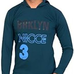 Rj Collection Casual Long Sleeve Printed Hoodie for Men-image-42