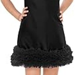 A.T.U.N. (ALL THINGS UBER NICE) Girls Cotton A-Line Knee Length Keyhole Dress | Birthday Party Stylish Dress for Special Occasions-image-3