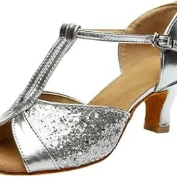 ftk Women's Dance Sandal Medium Heel Soft Sole-picture-22