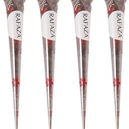 Nail Henna Mehndi Cone Naturally Made For Dark Maroon Stain Skin Friendly 48g Pack Of 4-image-97