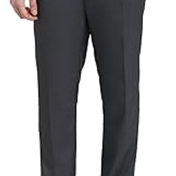 Men Slim Fit Solid Pattern Poly Viscose Blend Flat Front Formal Trouser-picture-8