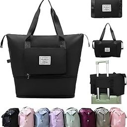 41 Liter Expandable Travel Bags for Women, Duffle Bags for Women Luggage, Foldable Vanity Traveling Bag, Waterproof Hand Bag for Ladies Personal Items (Multicolour)-image-99