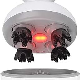 HOUZAIDE Waterproof Electric Head Massager Machine with Advanced EMS Red Light Therapy for Hair Growth, Dense Hair, Hair Fall Control and Deep Clean | Rakshabandhan Gift Options-image-34
