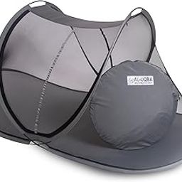 KUNKUN Polyester Adults Washable Crepe Clothe Single Bed Size 6.8×3.3×2.9 Feet One Sided Gate Mosquito Net (Black)-10