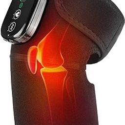 MOAJAZA Knee Massager with Heat and Vibration, Heating Pad for Knee Shoulder Elbow, Heated Knee Brace for Arthritis with Massage-image-36