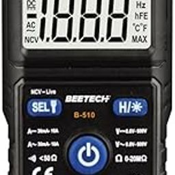 Beetech® B-510 SMART Digital TRMS 2000 Count 600V AC/DC, 10A AC/DC Digital Pocket Multimeter with Resistence, NCV, Backlight, Continuity Test, etc-14