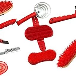 Jazzy Pearls®10 Pieces Horse Grooming Kit Tack Room Supplies for Equestrians Horse Owners|Sporting Goods | Outdoor Sports |1 Horses Grooming Kit(10pcs)-image-5