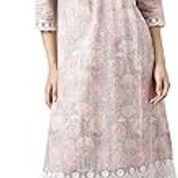 Women's Pink Cotton A-line Kurta with Pant-image-61