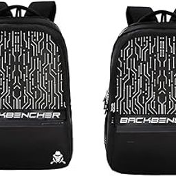 Backbencher Black/Large Laptop Backpack, College Bag, Travel for Men and Women, Black(Pack of 2) With 2 Hidden Pockets-image-6
