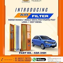 SUPER SERVO FILTERS SSF-3181 AIR FILTER INDIGO MANZA/INDICA VISTA/FIAT PUNTO/FIAT LINEA/ZEST DIESEL-image-24