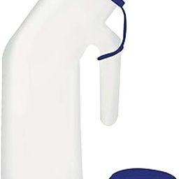 Thermomate Unisex (Male And Female) Urinal Pot/Pee Bottle, Portable And Safe Plastic Urine Pot With Cap | 1000 ml Male and Female Urine Collector-image-46